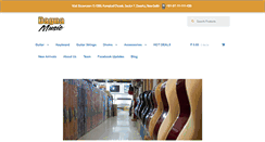 Desktop Screenshot of dagnamusic.com
