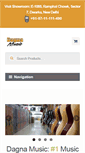 Mobile Screenshot of dagnamusic.com